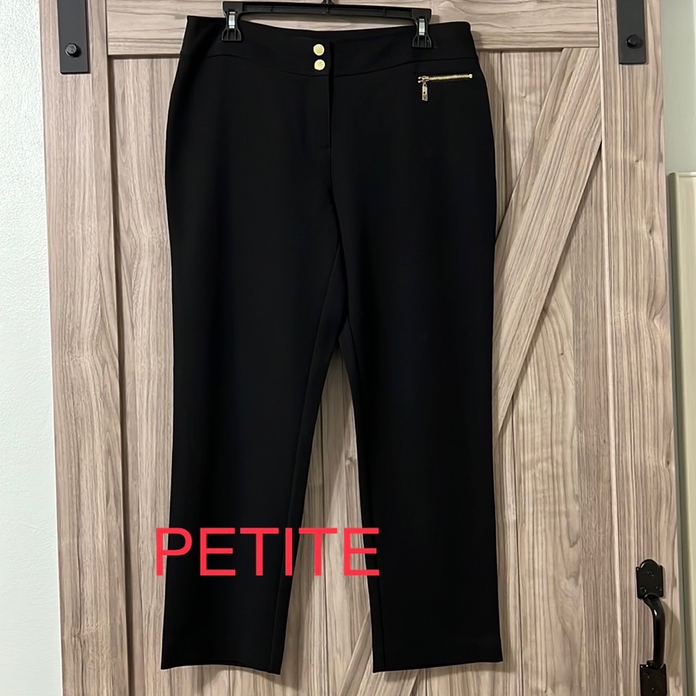 ANNE KLEIN Black Dress Pants Sz 10P
